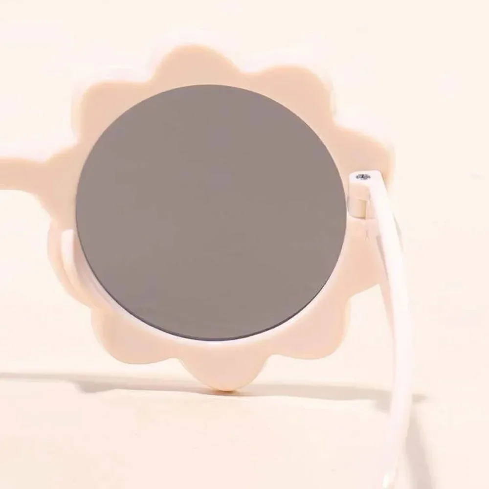 Girls Flower Design Fashion Sunglasses